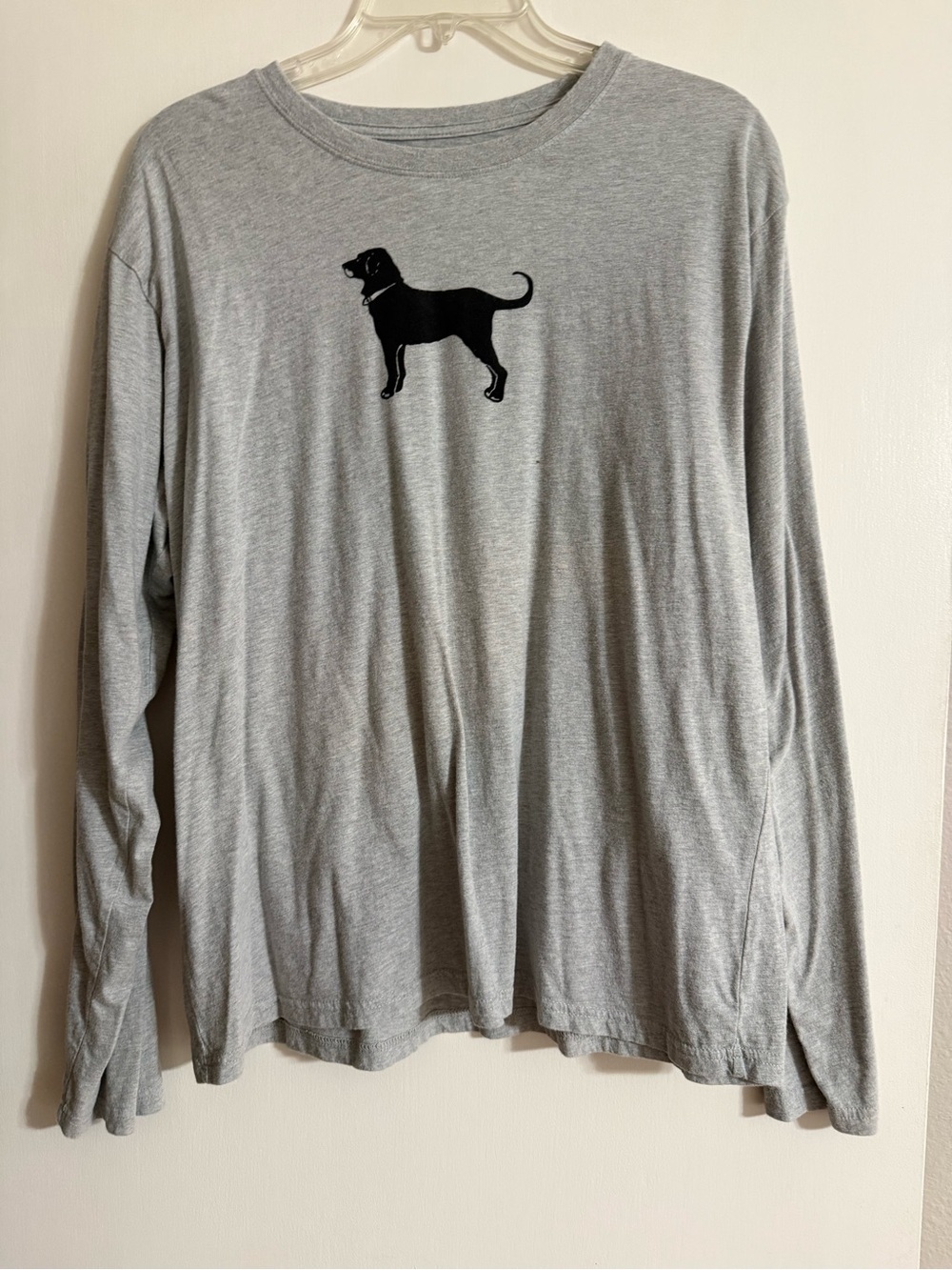 The Black Dog Grey Long-Sleeve Tee with Black Dog Graphic